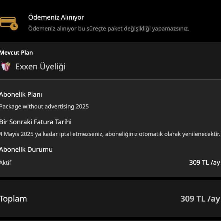 İptal İşlemi Yapılamıyor, Otomatik Yenileme Zorunlu Kılınıyor