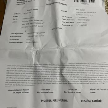 Teknosa'dan Alınan Kulaklıkta Garanti Sürecinde Yaşanan Mağduriyet