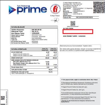 Cayma Bedeli Olmadığı Halde Fatura Çıkarılması Ve SMS Bilgilendirmesinin Dikkate Alınmaması