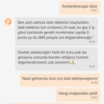 Eksik Ürün Teslimatı Ve Ücret İadesi Sorunu