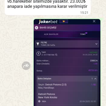 Kazanan Bahis Sonrası Bakiye Silindi Ve Haksız Gerekçeyle Para İadesi Yapılmadı