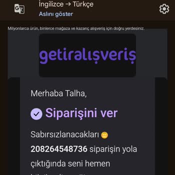 Getirçarşı Siparişim Teslim Edilmedi, Ücret İadesi Yapılmıyor Ve Destek Alamıyorum