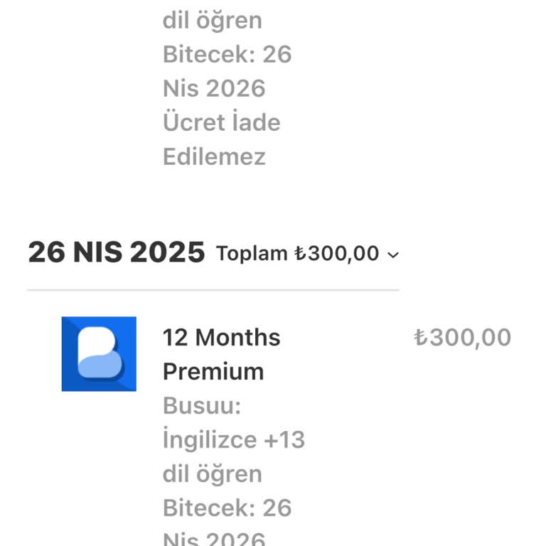 Busuu Uygulamasında Çifte Fatura Ve İade Sorunu