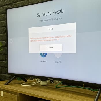 Samsung TV'de Sunucu Bağlantı Hatası: Uygulamalar Açılmıyor