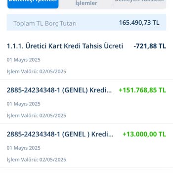 Üretici Kart İşleminde Fazla Para Kesintisi Ve İade Talebi