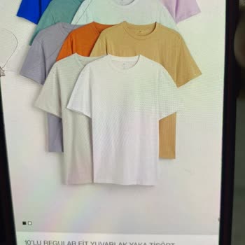 Siparişimdeki Renkli T-shirtler Yerine Sadece Beyaz Gönderildi