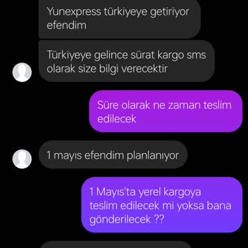 Siparişin Teslim Edilmemesi ve İletişim Sorunu