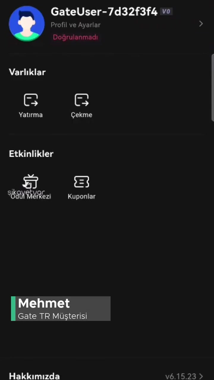 Gate TR Kyc Tamamlanmıyor Ve Param İçeride Sıkıştı! videonun kapak resmi