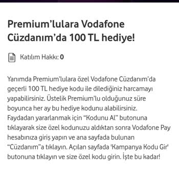 Premium Üyelik Hediyeleri Tanımlanmadı, Müşteri Hizmeti Çözüm Sunmadı