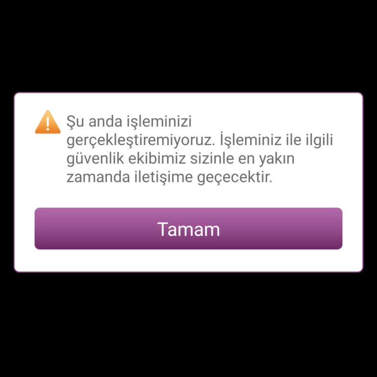 Mobil Uygulamaya Güvenlik Nedeniyle Erişim Engeli Ve Çözüm Bekleyişi