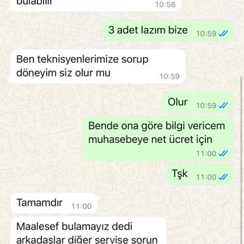 Kombi Parçası Tedarik Edilemiyor, Mağduriyet Yaşıyorum