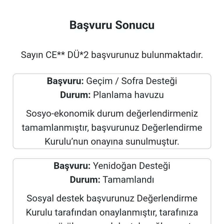 Sosyal Market Kartı Başvurum 2 Yıldır Sonuçlanmadı