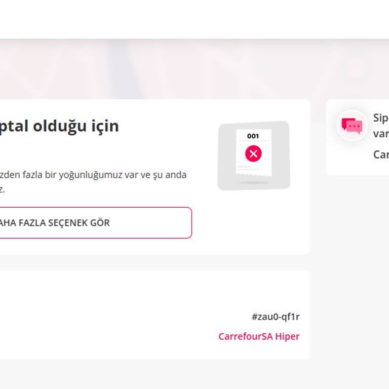 Saatlerce Beklenen Siparişin İptali Ve Yetersiz Müşteri Hizmeti