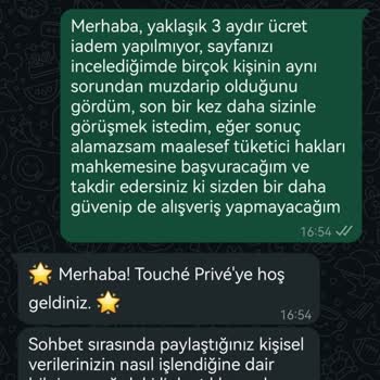 İade Ücretim 3 Aydır Yapılmıyor, Fatura Da Gönderilmedi