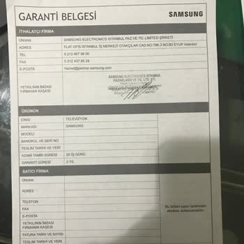 Satın Aldığım Samsung Televizyonda Süreklilik Gösteren Ekran Kararması Sorunu