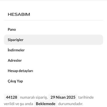 Sipariş Sonrası İletişimsizlik Ve Bilgi Eksikliği Yaşadım