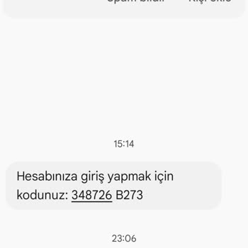 Bilgim Dışında Gönderilen Giriş Kodlarından Rahatsızım