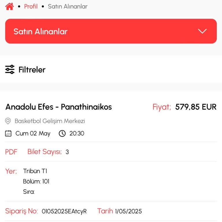 Maç Biletlerimin Teslimatı Hakkında Belirsizlik Ve Yetersiz Destek