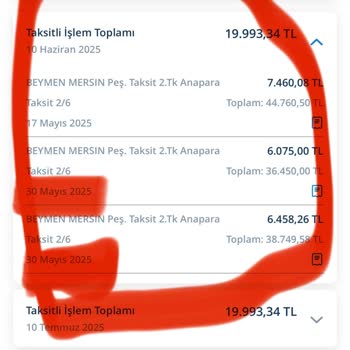 Kredi Kartı Taksitleri Yanlış Döneme Yansıtıldı!