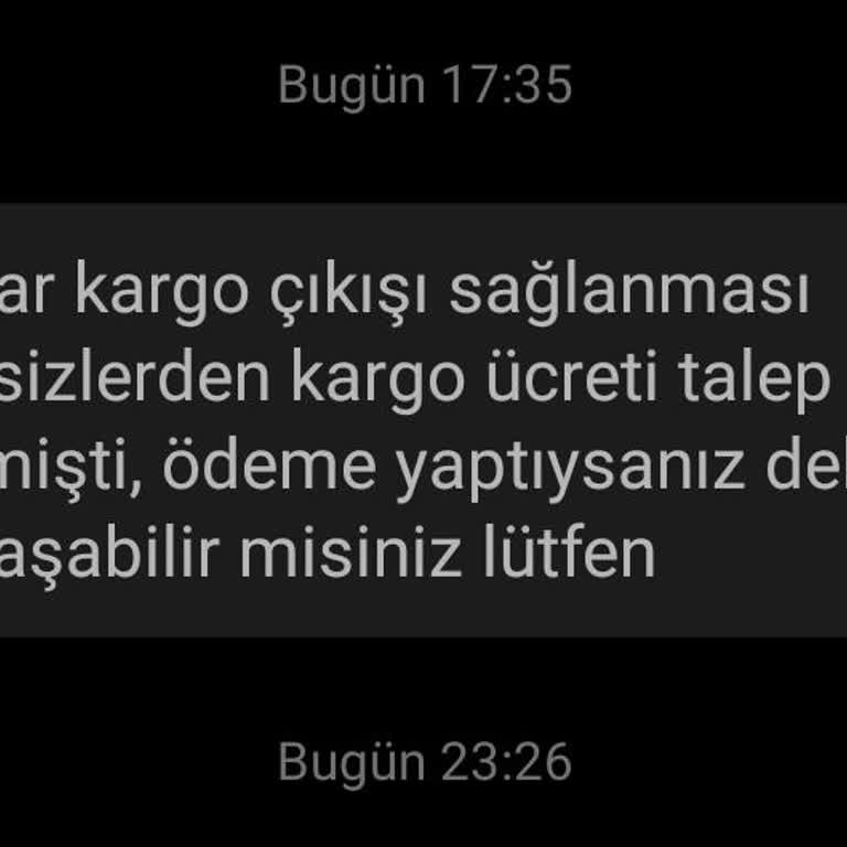 Sipariş Verdim Elbisem Üç Aydır Gelmedi Kargo Ücreti İstiyorlar