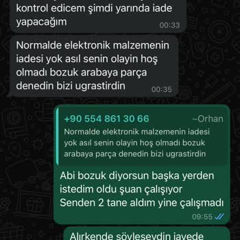 Bozuk Ürün Ve İade Sorunu Yaşadım