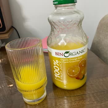 Organik Portakal Suyu Bozuk Ve Acı Çıktı