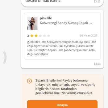 Satıcıdan İade Talebine Tehdit Ve Saygısız Mesajlar Aldım