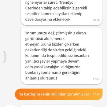 Satıcıdan İade Talebine Tehdit Ve Saygısız Mesajlar Aldım
