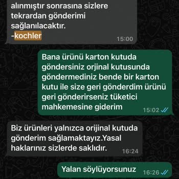 Karton Kutu Bahanesiyle İade Reddedildi, Mağdur Edildim