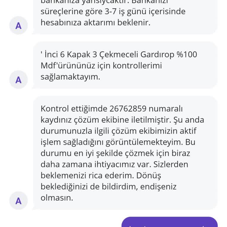 Bir Aydır Bekleyen Siparişlerim İçin Çözüm Bekliyorum
