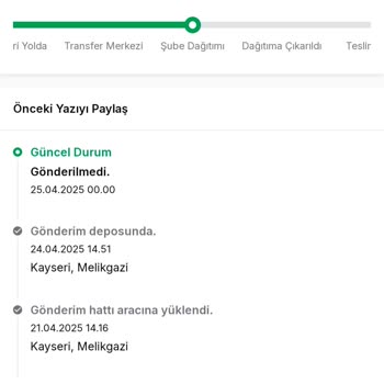 Kargo Tarihleri Ve Teslimat Bilgileri Birbirini Tutmuyor, Mağdur Oldum