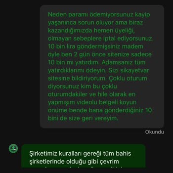 Kazancım Ödenmedi, Üyeliğim Haksız Yere İptal Edildi