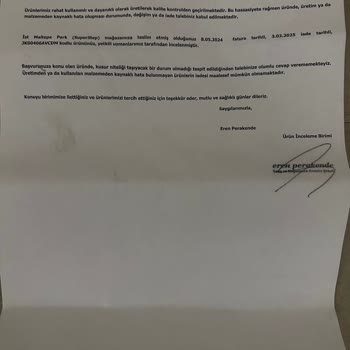 Aldığım Montta Kısa Sürede Deformasyon Ve İlgisiz Yaklaşım