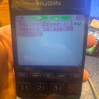 Hugin T300 Pos Cihazı Arızası Ve Müşteri Hizmetlerine Ulaşılamıyor