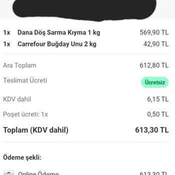 Carrefour SA'dan Alınan Döş Kıyma Beklentimi Karşılamadı