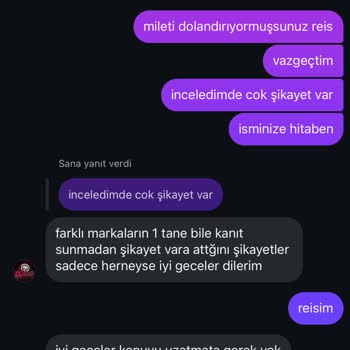 Ürün Teslimatı Yapılmadan İletişim Engellendi
