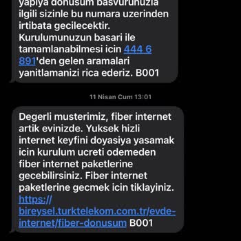 Bilgim Dışında Yeni Fiber Hat Açılması Ve Çift Fatura Sorunu