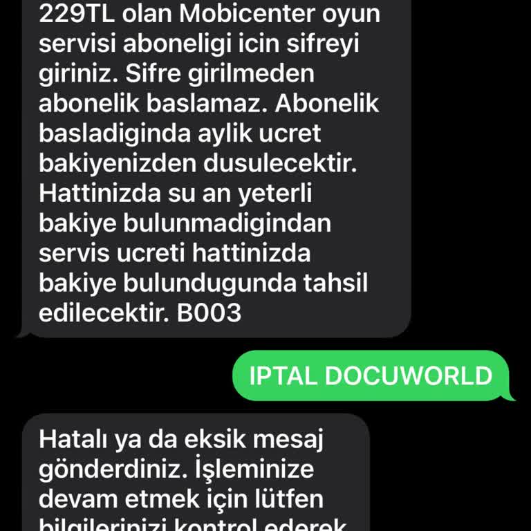 Onayım Olmadan Başlatılan Abonelik Ve Haksız Ücretlendirme Hakkında Acil Çözüm Talebi