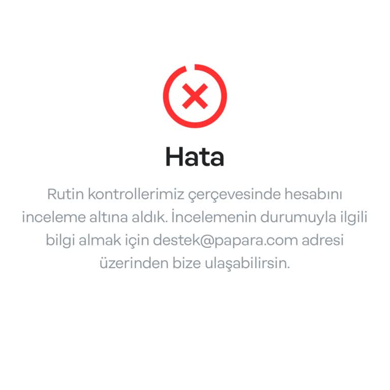 Papara Hesabım Çalındı, Acil Müdahale Bekliyorum!