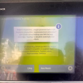 ATM'de Sıkışan Param İçin Günlerdir Çözüm Sunulmuyor