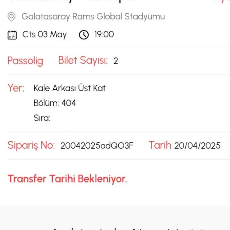 Maç Biletlerim Hala Teslim Edilmedi, Mağduriyet Yaşıyorum
