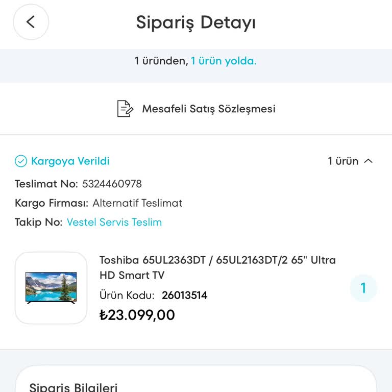 Kargo Bilgisi Ve İletişim Eksikliği: Siparişim Hakkında Dönüş Bekliyorum
