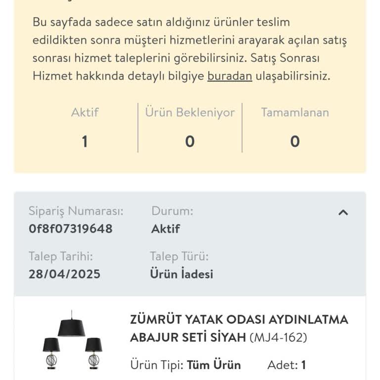 Yamuk Gelen Ürün Ve İade Sürecinde Yaşanan Sorunlar