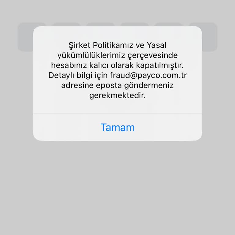 Hesabım Kapatıldı Bakiyem İade Edilmiyor