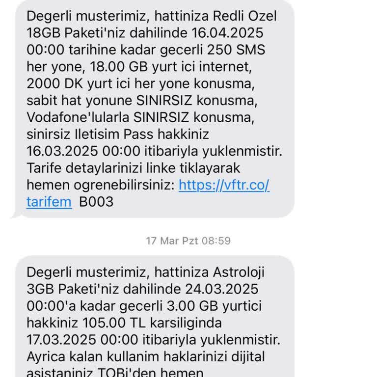 Kullanılmayan Ve İptal Edilen Ek Paket Ücretinin Haksız Tahsilatı