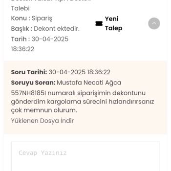 Ödeme Yapıldı Sipariş Onaylanmıyor Ve Destek Yok