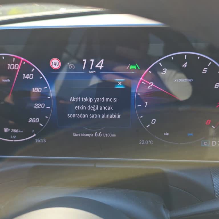 Mercedes C200 AMG'de Adaptif Hız Sabitleme Hayal Kırıklığı