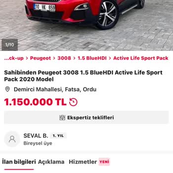 Arabam.com Üzerinden Sahte Hesapla Kapora Talebi Ve Güven Sorunu