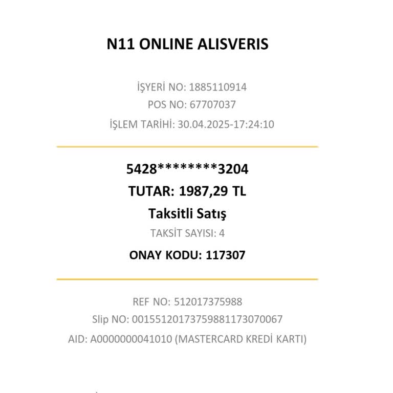 Sipariş Verildi Ürün Gönderilmedi Para İadesi Yapılmadı