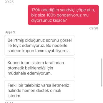Bozuk Sandviç Ve İlgisiz Müşteri Hizmetleriyle Yaşanan Büyük Hayal Kırıklığı